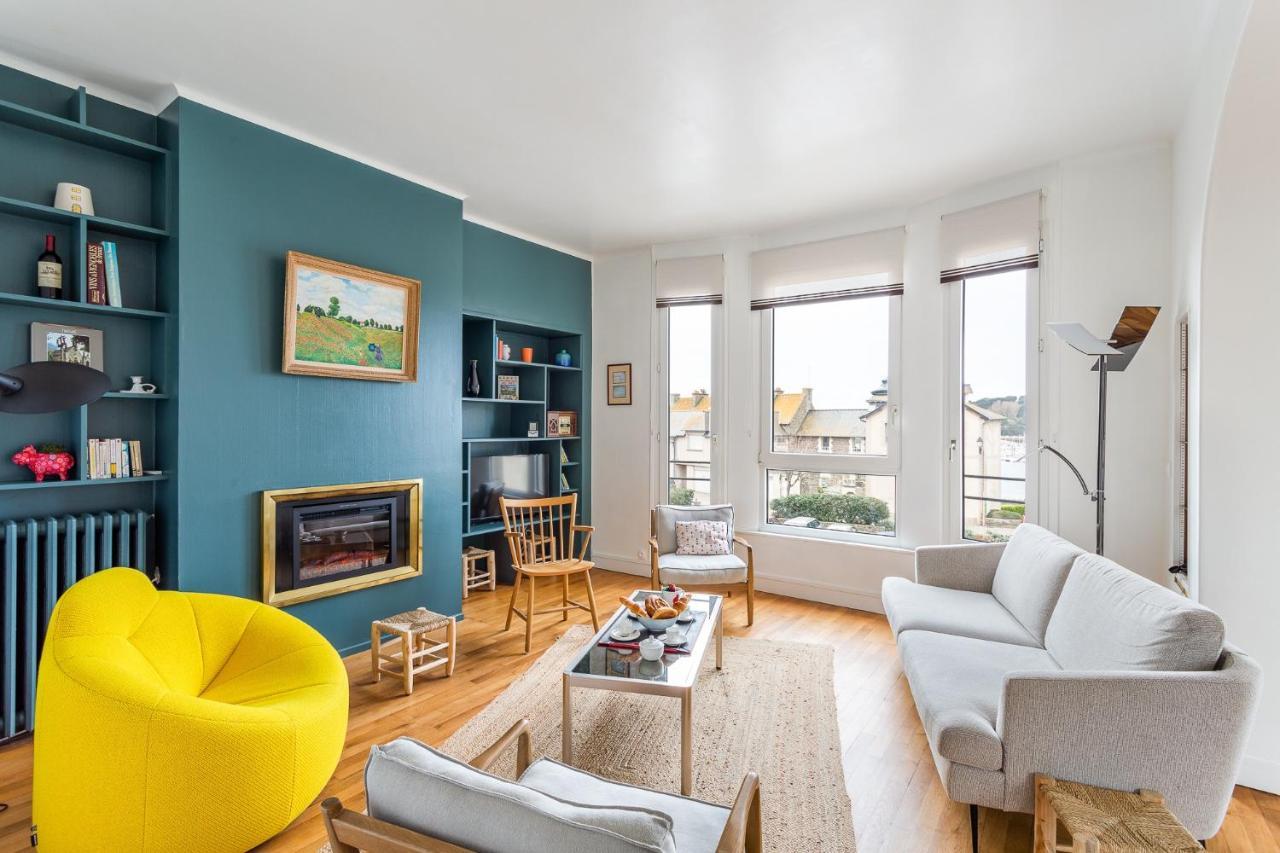 Le Hauturier - Appartement De Standing Avec Vue Mer Saint-Malo Kültér fotó